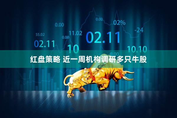 红盘策略 近一周机构调研多只牛股