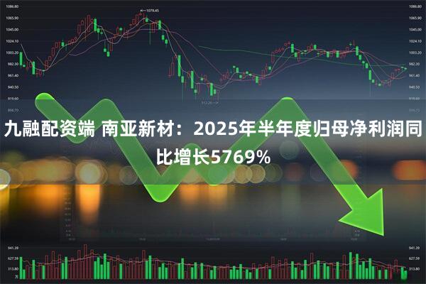 九融配资端 南亚新材：2025年半年度归母净利润同比增长5769%